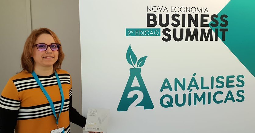 Ângela Mendes CEO da empresa A2 Análises Químicas